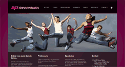 Desktop Screenshot of jazzdancestudio.be